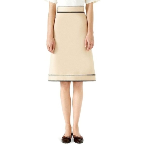 NWT Authentic Gucci Fine Wool Needle Stitch Skirt​ - Picture 1 of 8